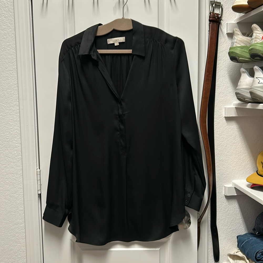 Black Tunic Blouse